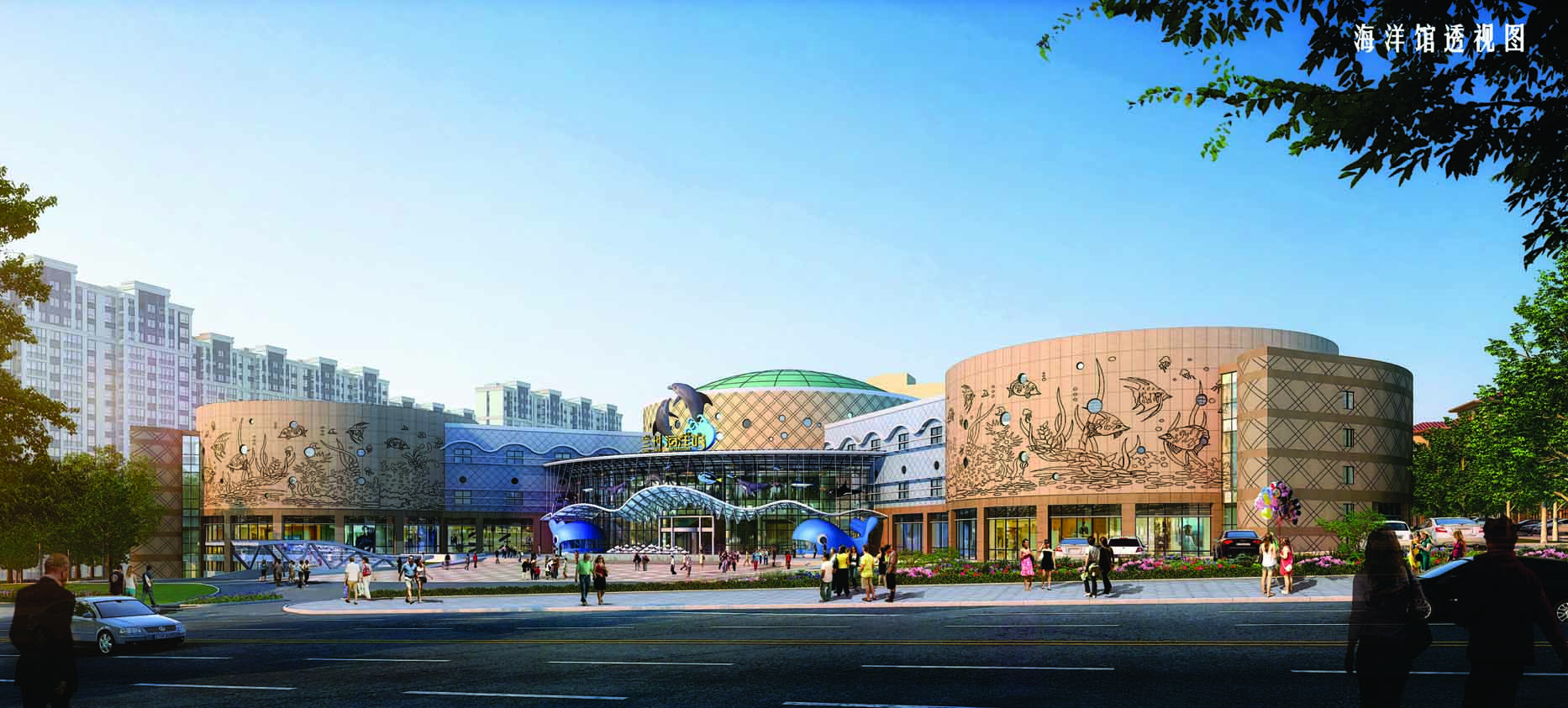 蘭州大名城海洋館鋼結(jié)構(gòu)、網(wǎng)架、幕墻工程